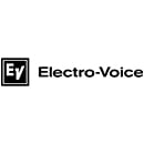 Logo of the "Electro-Voice" brand, specialized in audio equipment. The logo consists of two parts: at the top, the letters "E" and "V" are designed in a bold and modern style, representing the initials of the brand. Below, the full name "Electro-Voice" ap