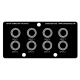 AUDIOSCIENCE ASI1494 EIGHT 1/4 INCH TRS ( TIP RING SLEEVE ) INPUT MODULE