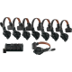 HOLLYLAND SOLIDCOM C1-PRO-8S FULL-DUPLEX 8-PERSON NOISE CANCELLING HEADSET INTERCOM SYSTEM WITH 8 HEADSETS