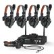 HOLLYLAND SOLIDCOM C1-PRO-HUB4S FULL-DUPLEX 4-PERSON NOISE CANCELLING HEADSET INTERCOM SYSTEM WITH 4 HEADSETS AND HUB