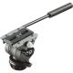 LIBEC 75mm ball and flat base video head with a pan handle, payload 5kg