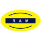 RAM REC-101Y WALL MOUNT RECORD LIGHT WITH CORIAN BASE AND YELLOW LED LIGHTING, 12 VOLT DC