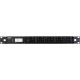 SHURE ULXD4Q QUAD DIGITAL WIRELESS RECEIVER WITH INTERNAL POWER SUPPLY, 1/2 WAVE ANTENNA AND RACK MOUNTING HARWARE FREQ- G50-H50-J50A-V50-X52