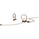 DPA 4188-DC-F-C10-LH 4188 CORE SLIM DIRECTIONAL FLEX HEADSET MIC, 120 MM BOOM, BROWN, TA4F MINI-XLR