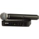 SHURE BLX24/B58-J11 VOCAL SYSTEM WITH (1) BLX4 WIRELESS RECEIVER AND (1) HANDHELD TRANSMITTER WITH BETA 58 (J11: 596 TO 616 MHZ)