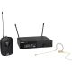 SHURE SLXD14/153T-J52  COMBO SYSTEM WITH SLXD1 BODYPACK, SLXD4 RECEIVER, AND MX153T EARSET HEADWORN MICROPHONE