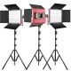 GVM 1200D-3L RGB LED STUDIO VIDEO BI-COLOR SOFT 1200D 3-LIGHT KIT