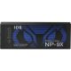 IDX NP-9X NP-STYLE LITHIUM ION BATTERY WITH 2X D-TAPS 96WH / 14.4 VOLTS / 6.6AH WITH 5 LED POWER INDICATOR WEIGHT: APPROX. 1.15 LBS.