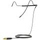 SENNHEISER HS2-( BLACK 3-PIN ) | 508885| PRO NECKWORN MICROPHONE, OMNIDIRECTIONAL, MKE 2 CAPSULE, BLACK, 1.6M CABLE WITH 3-PIN SE LEMO CONNECTOR FOR SK 6000/9000 THE HS 2 USES AN MKE 2 CAPSULE, WHICH
