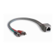 RAM RJ45F DRCAM FEMALE RJ45 TO DUAL RCA MALE (SUB FOR STUDIO HUB)