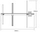 RVR AJ3716 DIRECTIVE 3 ELEMENT BROADBAND STAINLESS STEEL GAIN 4.5 DBD INPUT CONNECTOR 7/16 UP TO 2 K