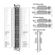 AUDIOSCIENCE CBL4122 CABLE ASSEMBLY FOR ASI67/5722 2 STEREO IN, 2 STEREO OUT  (DIGITAL) 0925 TRF