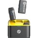 HOLLYLAND LARK-M1-DUO-B ALL IN ONE 2-PERSONS WIRELESS MICROPHONE SYSTEM (BLACK )