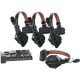 HOLLYLAND SOLIDCOM C1-PRO-4S FULL-DUPLEX 4-PERSON NOISE CANCELLING HEADSET INTERCOM SYSTEM WITH 4 HEADSETS