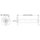 MYAT 101-001 LINE ASSEMBLY 20 FT. FLANGED 7/8 