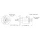 MYAT 101-059 REDUCER, 7/8 ” EIA TO TYPE “ N ” FEMALE, W REMOVABLE BULLET (CATALOG PG. 12) 0325