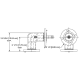 MYAT 201-021 1-5/8  50 OHM 90 DEG ELBOW FLANGED, REINFORCED INSIDE AND OUTSIDE ( CATALOG PG.32  0325