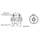MYAT 301-017 COUPLING, CLAMP TYPE WITH SUPPORTED CONNECTOR (CATALOG PG. 37) 0325