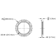 MYAT 601-008 FIXED FLANGE 6-1/8 