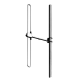 SCALA FMVMP 92180-007 DIPOLE FM ANTENNA VERTICAL POLARIZATION GAIN 1 DBD POWER GAIN 1.26 IN 3 BANDS ( 98-108 )