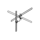 SCALA TVO/50N PN 95600-006-12 CROSSED DIPOLE OMNIDIRECTIONAL ANTENNA H POLARIZATION, 50 OMS ( 50N) 250 W BAND III CH-7-13