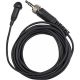 TASCAM TM-10LB LAVALIER MICROPHONE WITH SCREW LOCK CONNECTOR ( BLACK )