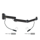 YELLOWTEC YT3206 MICROPHONE ARM TV BLACK WITH XLR CONNECTORS INSTALLED 0425