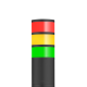 YELLOWTEC YT9451 LITT COMPLETE SET RED-YELLOW-GREEN 50/22 BLACK  0425